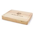 Picnic Time® NFL Licensed Asiago Baltimore Ravens Engraved Cutting Board W/Tools; Natural Wood
