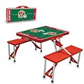 Picnic Time® NFL Licensed San Francisco 49Ers Digital Print ABS Plastic Sport Picnic Table, Red