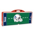Picnic Time® NFL Licensed New England Patriots Digital Print ABS Plastic Sport Picnic Table, Red