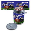 Picnic Time® NFL Licensed Baltimore Ravens Digital Print Polyethylene Can Cooler, White/Gray