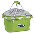 Picnic Time® NFL Licensed Metro® Seattle Seahawks Digital Print Polyester Basket, Lime