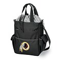 Picnic Time® NFL Licensed Activo Washington Redskins Digital Print Polyester Cooler Tote, Black