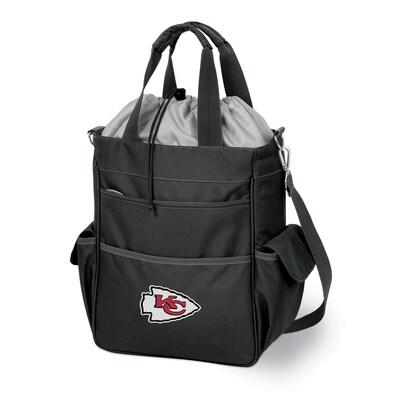 Picnic Time® NFL Licensed Activo Kansas City Chiefs Digital Print Polyester Cooler Tote, Black