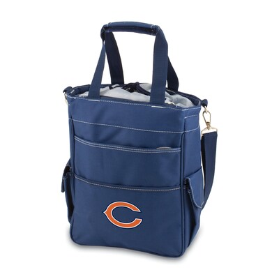 Picnic Time® NFL Licensed Activo Chicago Bears Digital Print Polyester Cooler Tote, Navy