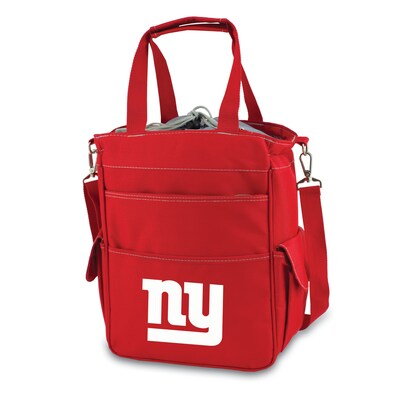 Picnic Time® NFL Licensed Activo New York Giants Digital Print Polyester Cooler Tote, Red