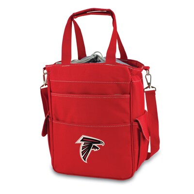 Picnic Time® NFL Licensed Activo Atlanta Falcons Digital Print Polyester Cooler Tote, Red