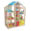 Melissa & Doug® Hi-Rise Dollhouse and Furniture Toy Set