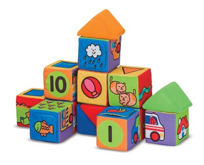 Melissa & Doug® Match & Build Soft Blocks
