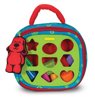Melissa & Doug® Take-Along Shape Sorter Baby and Toddler Toy
