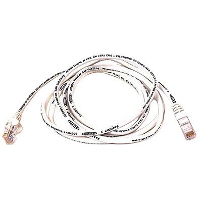 Belkin A3L980-04-WHT-S 4 RJ-45 CAT-6 Snagless Patch Cable, White