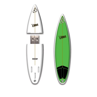 Action Sport Channel Islands Surf MBM green 8GB USB 2.0 Flash Drive (CISURF-MBM/8G)