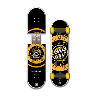 Action Sport Santa Cruz Skate Rob Dot Fade 16GB USB 2.0 Flash Drive (SC-SKATERDF/16GB)