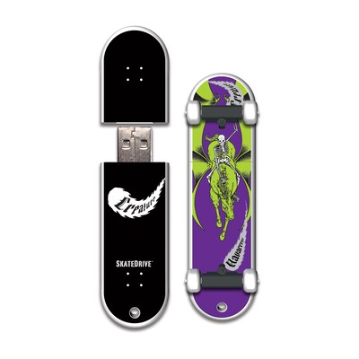 Action Sport Creature Skate Navs Fireball 16GB USB 2.0 Flash Drive (CR-SKATENF/16GB)