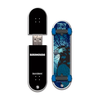 Action Sport Birdhouse Skate Never Was 8GB USB 2.0 Flash Drive (BH-SKTHNW/8GB)