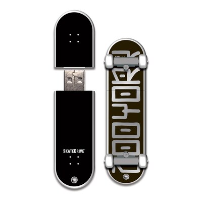 Action Sport Zoo York Skate Pureba 16GB USB 2.0 Flash Drive (ZY-SKATEPRB/16G)