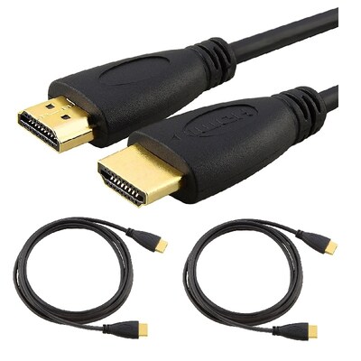 Insten® 322950 2 Piece TV Cable Bundle
