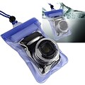 Insten® TPU Waterproof Camera Case With Rope, Blue