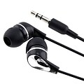 Insten® 518028 3.5mm Stereo Headset; Black/Silver