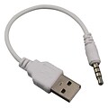 Insten® USB Data/Charging Adapter For iPod Shuffle 2nd Gen, White
