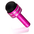 Insten® 3.5 mm Headset Dust Cap With Universal Mini Stylus For Touch Screen Devices, Pink (DOTHXXXXST29)
