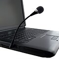 Insten® 370744 VOIP/SKYPE Mini Flexible Microphone; Black