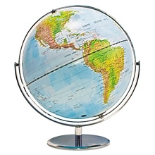 Advantus® 12 Political World Globe, Blue Oceans