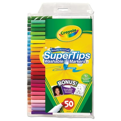 Crayola 58-8106 Super Tips Fine Line Markers 20 Count Pack