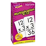 Trend® Math Flash Cards, Multiplication 0 - 12 Skill, 3 x 5 7/8