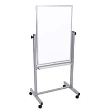 Luxor® Double Sided Magnetic Whiteboard; Aluminum Frame, 24 x 36 (L270)