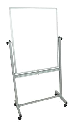 Luxor Double Sided Magnetic Dry-Erase Whiteboard, Aluminum Frame, 30 x 40 (MB3040WW)