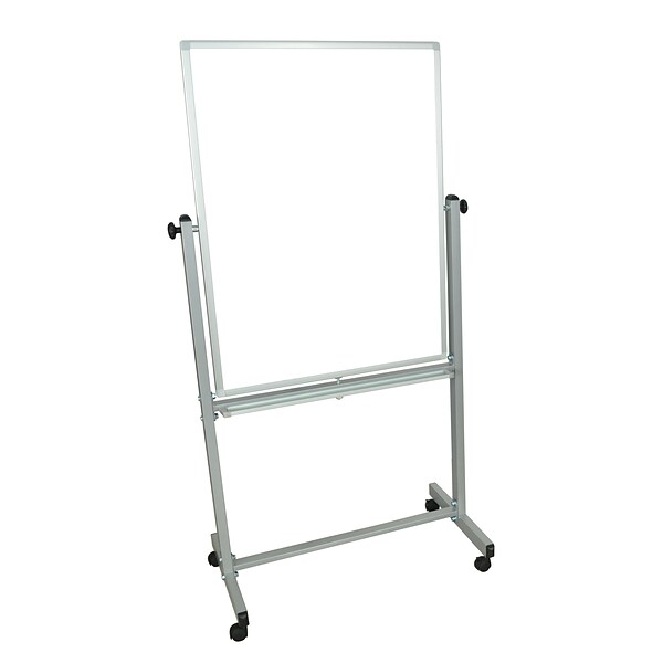 Luxor Double Sided Magnetic Dry-Erase Whiteboard, Aluminum Frame, 30 x 40 (MB3040WW)