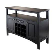 Winsome® Jasper 32.13 Wood Storage Buffet, Black