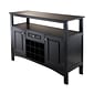 Winsome® Jasper 32.13" Wood Storage Buffet, Black