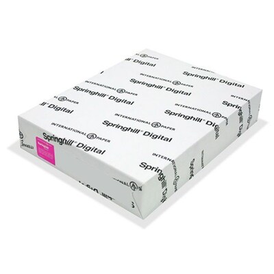 Springhill 67 lb. Cover Paper, 8.5 x 11, Cream, Ream (097000)