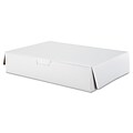Southern Champion Tray White Paperboard Lock Corner Bakery Box, 4 x 14 x 19, 50/Pack