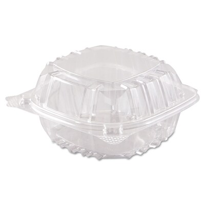 Dart® ClearSeal® PST1 Hinged Lid Container, Clear, 19.8 fl oz., 500/PK