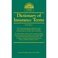 Dictionary of Insurance Terms Harvey W. Rubin Ph.D. 6th Edition