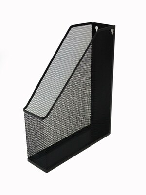Buddy Products® Single Mesh Magazine File Holder, Black (ZD019-4)