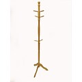 Buddy Products® 9 Hook Bamboo Hat and Coat Rack, Natural