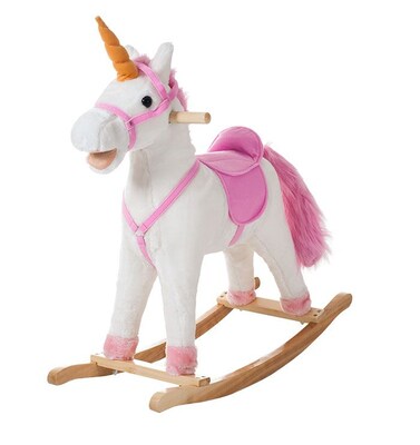 Happy Trails Rock On Bella the Rocking Unicorn