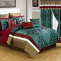 Lavish Home Room-In-A-Bag Eve Polyester 24 Piece Bedroom Set, Queen, 24/Set