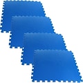 Stalwart 2 x 2 Ultimate Comfort Foam-Rubber Flooring, Blue (75-6401)