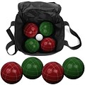 Trademark Games Bocce Ball Set with Easy Carry Nylon Strap, 9 Piece