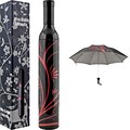 Trademark Home™ Wine Bottle Umbrella, Black/Red