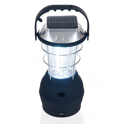Whetstone™ 36 LED Solar and Dynamo Powered Camping Lantern, Black