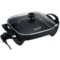 Brentwood® 12 Non-Stick Electric Skillet With Glass Lid; Black