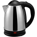 Brentwood® 1.7 Litre Cordless Stainless Steel Electric Tea Kettle, Brushed