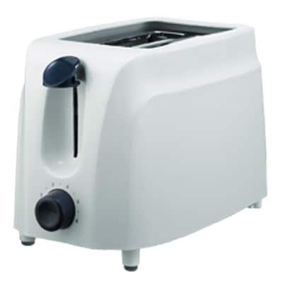 Brentwood 750 W Two Slice Cool Touch Toaster; White