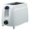 Brentwood 750 W Two Slice Cool Touch Toaster; White