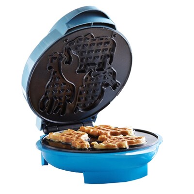 Brentwood 750 W Non-Stick Animal Shape Waffle Maker, Blue